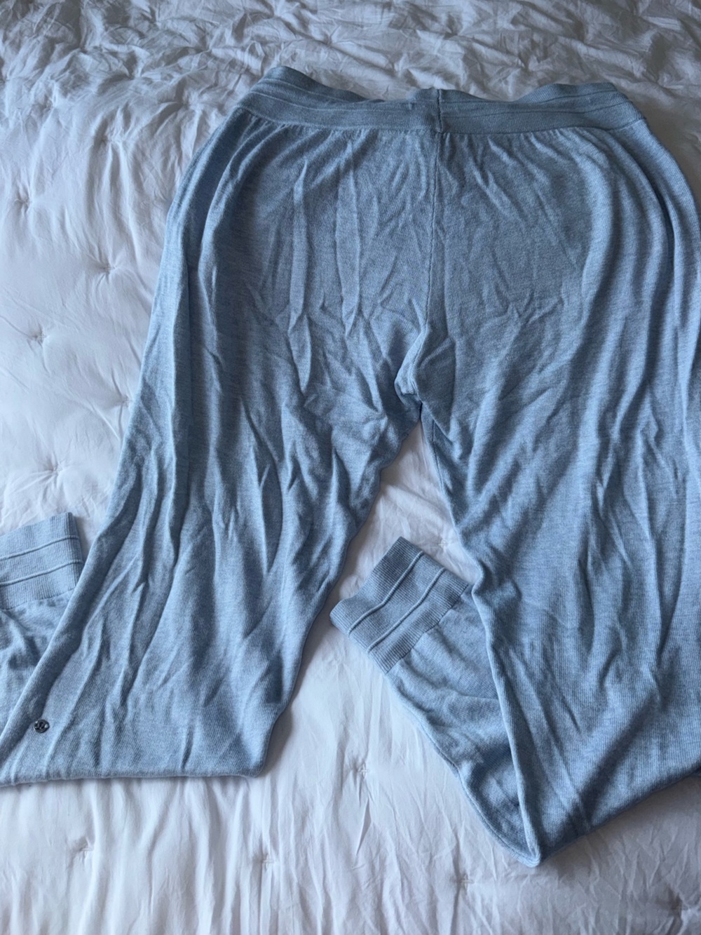 Lululemon Apres Your Way Knit Jogger in Heathered Starlight Blue - Picture 7 of 7